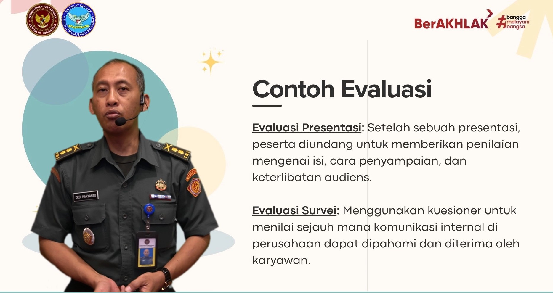 Feedback dan Evaluasi