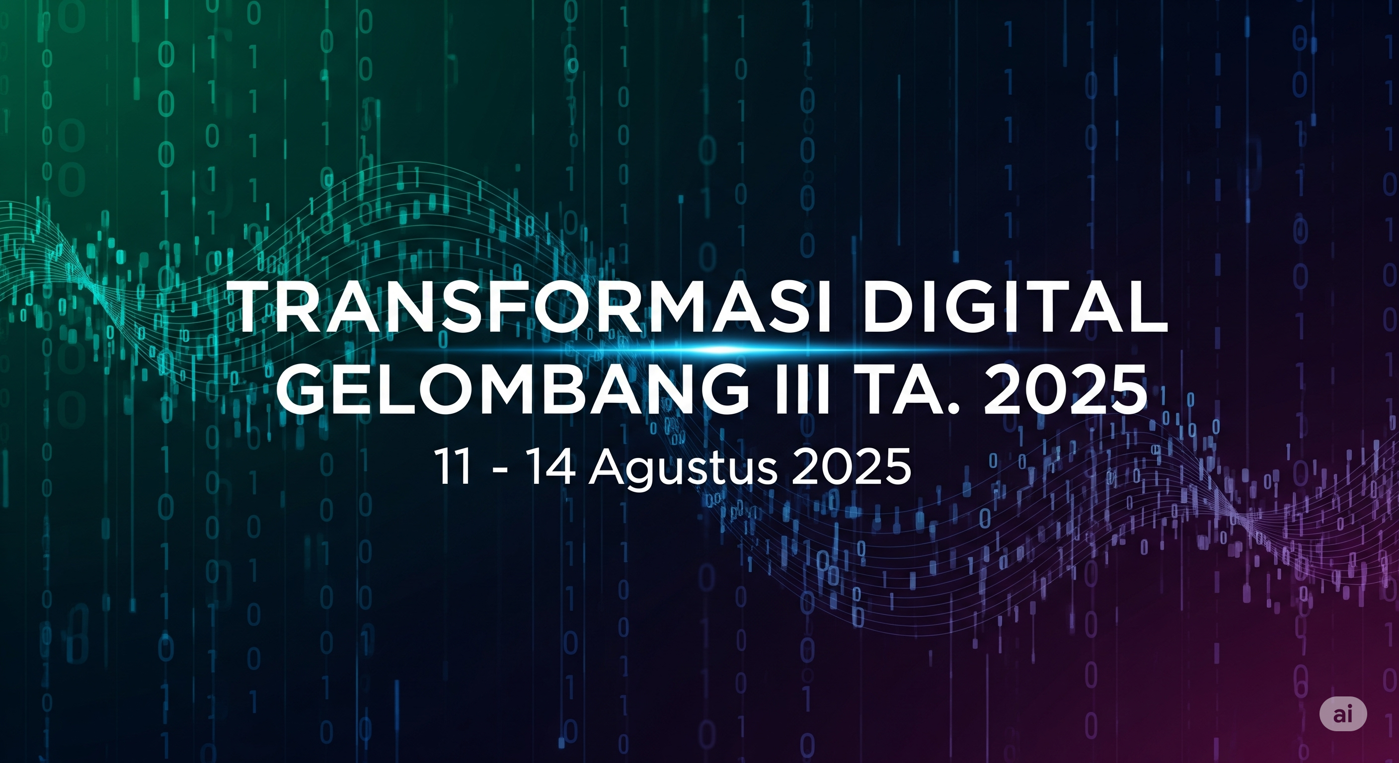 Pelatihan Jarak Jauh Transformasi Digital  Gelombang III